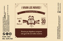 Cargar imagen en el visor de la galería, Cerveza Personalizada Bodas - Ticket