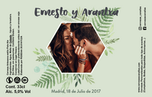 Cargar imagen en el visor de la galería, Cerveza Personalizada Bodas - Natura