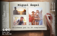 Cargar imagen en el visor de la galería, Cerveza Personalizada Cumpleaños - Album 3 fotos