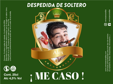 Cargar imagen en el visor de la galería, Cerveza Personalizada Despedida - Green