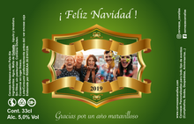 Cargar imagen en el visor de la galería, Cerveza Personalizada Navidad - Verde Beer