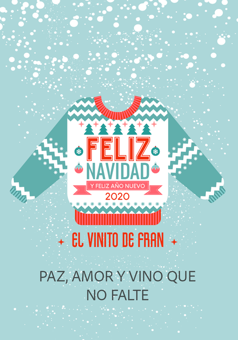 Vino Personalizado Navidad - Jersey