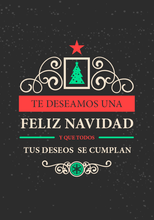 Cargar imagen en el visor de la galería, Vino Personalizado Navidad - Elegante