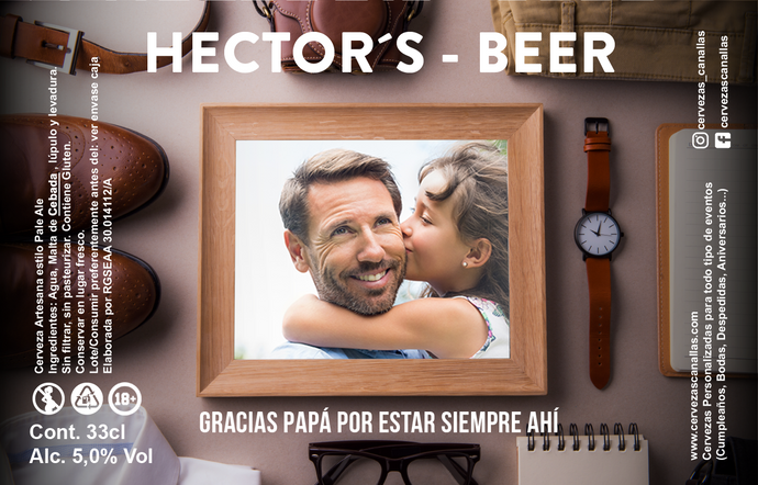 Cerveza Personalizada día Padre - Gentleman