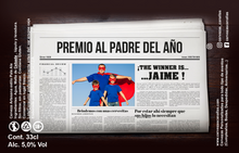 Cargar imagen en el visor de la galería, Cerveza Personalizada día Padre - Newspaper