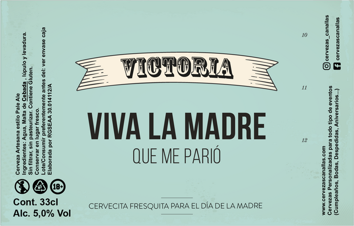 Cerveza Personalizada día Madre - Wonderful