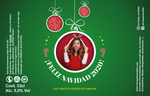 Cargar imagen en el visor de la galería, Cerveza Personalizada Navidad - Bolas Navidad