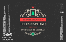 Cargar imagen en el visor de la galería, Cerveza Personalizada Navidad - Elegante