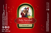 Cargar imagen en el visor de la galería, Cerveza Personalizada Navidad - Gift