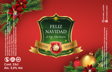 Cargar imagen en el visor de la galería, Cerveza Personalizada Navidad - Happiness