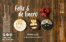 Cargar imagen en el visor de la galería, Cerveza Personalizada Navidad - Reyes2