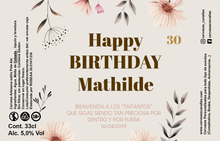 Cargar imagen en el visor de la galería, Cerveza Personalizada Cumpleaños - Garden