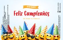 Cargar imagen en el visor de la galería, Cerveza Personalizada Cumpleaños - Emojis