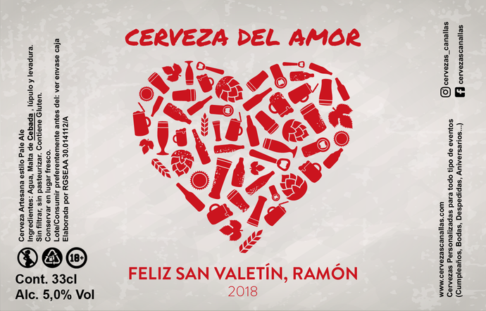 Personalizada San Valentín - Corazón