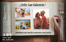 Cargar imagen en el visor de la galería, Cerveza Personalizada San Valentín - Album 3 fotos