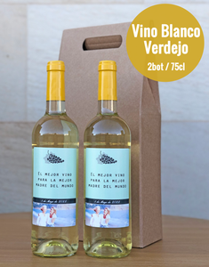 Vino Personalizado Cumpleaños - Trazado