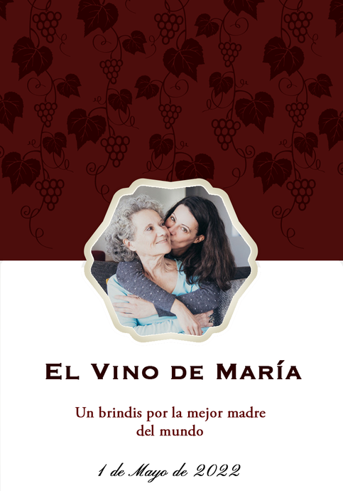 Vino Personalizado Día de la Madre - Cepas