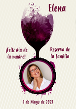 Cargar imagen en el visor de la galería, Vino Personalizado Día de la Madre - Copa