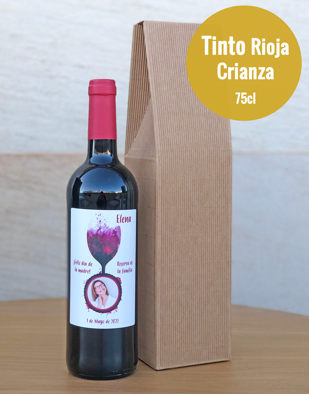 Vino Personalizado Cumpleaños - Desde 0