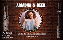 Cargar imagen en el visor de la galería, Cerveza Personalizada día Madre - Ladrillos