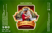 Cargar imagen en el visor de la galería, Cerveza Personalizada San Valentín - Surprise